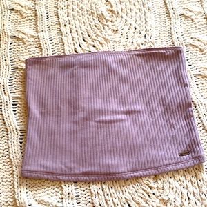 ashy purple tube top